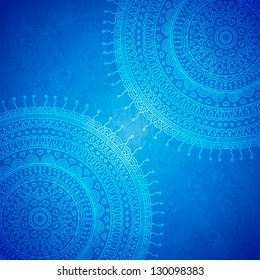 Mandala ornament background. Vector image.