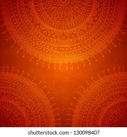 Mandala ornament background. Vector image.