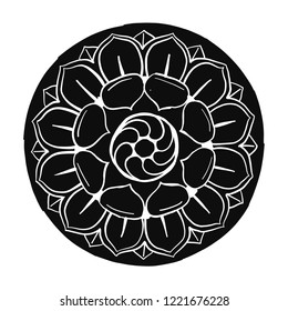 Mandala ornament, colorful pattern for your design