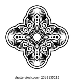 Mandala, Ornament, Decoration, Tatto vector illustration images