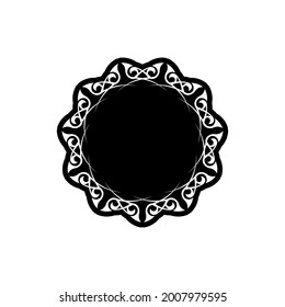 Mandala ornament. Decorative flower patterns, oriental pattern, illustration.