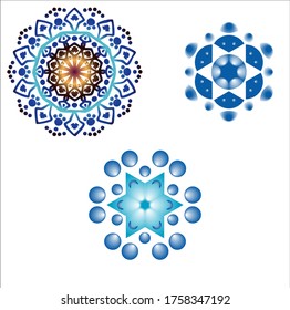 vector ilustrador de diseño de ornamentos de mandala