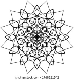 mandala ornament design and vector