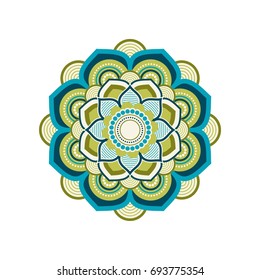Mandala Ornament Design Vector Logo Template Illustration Design. Vector EPS 10.