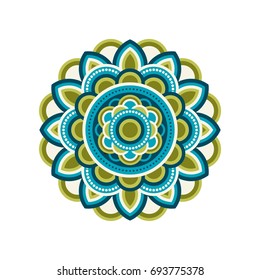 Mandala Ornament Design Vector Logo Template Illustration Design. Vector EPS 10.