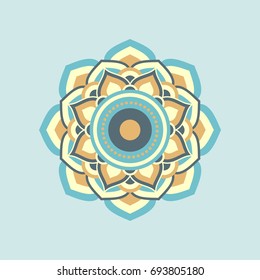 Mandala Ornament Design Vector Logo Template Illustration Design. Vector EPS 10.