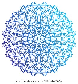 Mandala ornament or flower background design.