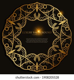Mandala ornament or flower background design.