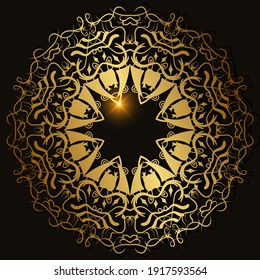 Mandala ornament or flower background design.