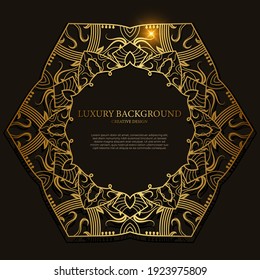 Mandala ornament or flower background design.