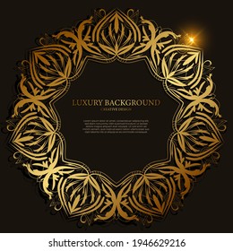 Mandala ornament or flower background design.