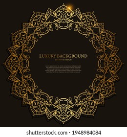 Mandala ornament or frame background design.