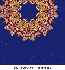 Mandala ornament Geometric circle element