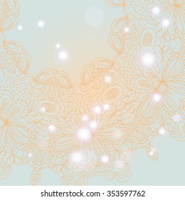 Mandala ornament Geometric circle element