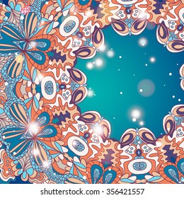 Mandala ornament Geometric circle element