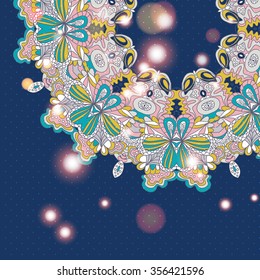 Mandala ornament Geometric circle element
