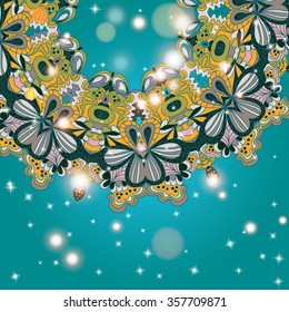 Mandala ornament Geometric circle element
