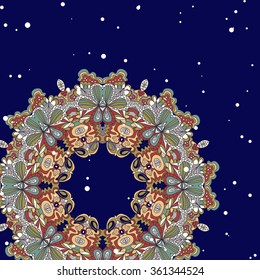 Mandala ornament Geometric circle element