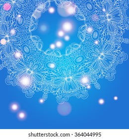 Mandala ornament Geometric circle element