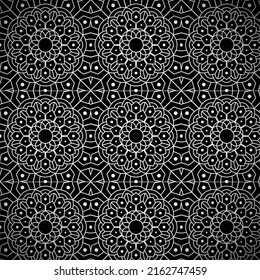mandala ornament islamic pattern for print textile or paper oriental background design. Turkish, arabic, moroccan or indian style vector illustration
