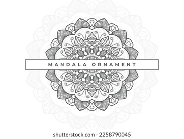 mandala ornament  pattern background template