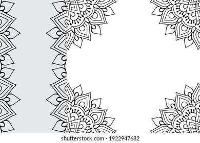 Mandala Ornament Pattern. Vintage decorative elements
