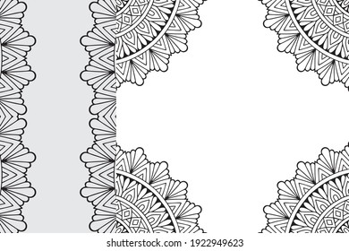 Mandala Ornament Pattern. Vintage decorative elements