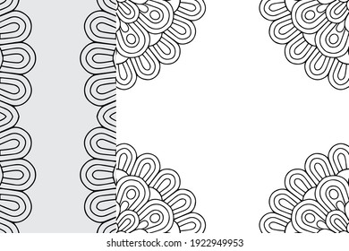 Mandala Ornament Pattern. Vintage decorative elements
