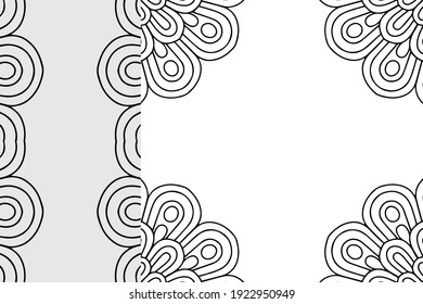 Mandala Ornament Pattern. Vintage decorative elements
