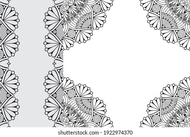 Mandala Ornament Pattern. Vintage decorative elements