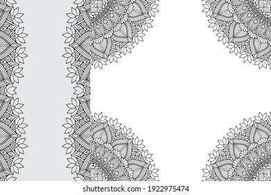 Mandala Ornament Pattern. Vintage decorative elements