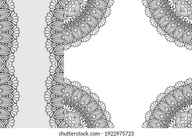 Mandala Ornament Pattern. Vintage decorative elements
