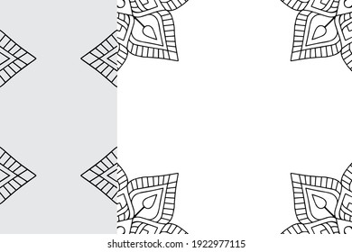 Mandala Ornament Pattern. Vintage decorative elements