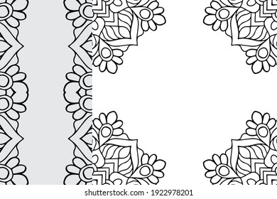 Mandala Ornament Pattern. Vintage decorative elements