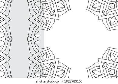 Mandala Ornament Pattern. Vintage decorative elements