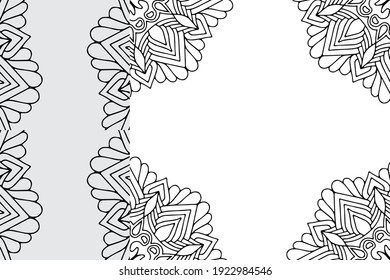 Mandala Ornament Pattern. Vintage decorative elements