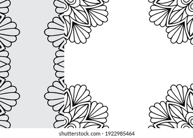 Mandala Ornament Pattern. Vintage decorative elements
