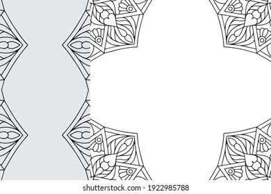 Mandala Ornament Pattern. Vintage decorative elements