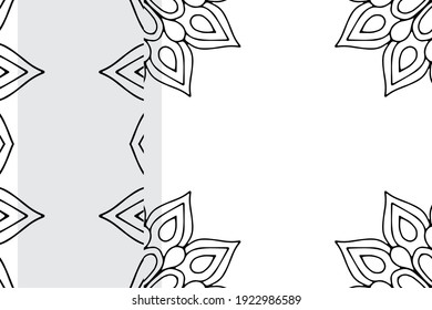 Mandala Ornament Pattern. Vintage decorative elements