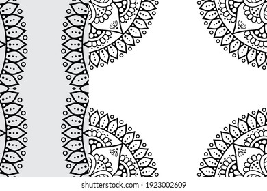 Mandala Ornament Pattern. Vintage decorative elements