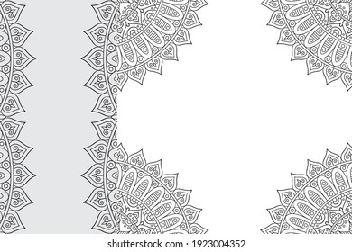 Mandala Ornament Pattern. Vintage decorative elements