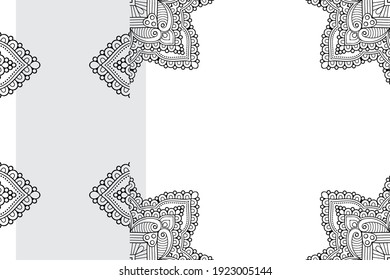 Mandala Ornament Pattern. Vintage decorative elements