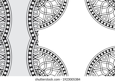 Mandala Ornament Pattern. Vintage decorative elements