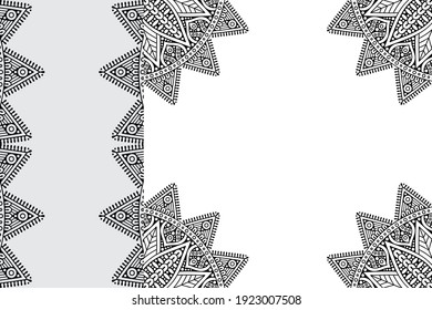 Mandala Ornament Pattern. Vintage decorative elements