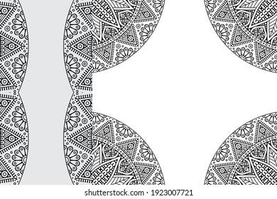 Mandala Ornament Pattern. Vintage decorative elements