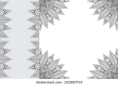 Mandala Ornament Pattern. Vintage decorative elements