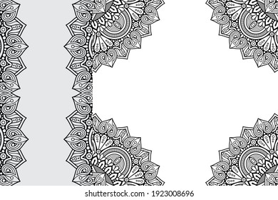 Mandala Ornament Pattern. Vintage decorative elements