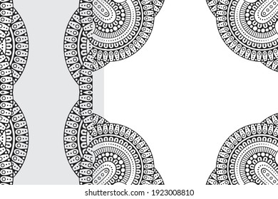 Mandala Ornament Pattern. Vintage decorative elements
