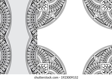 Mandala Ornament Pattern. Vintage decorative elements