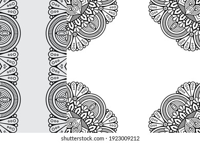 Mandala Ornament Pattern. Vintage decorative elements